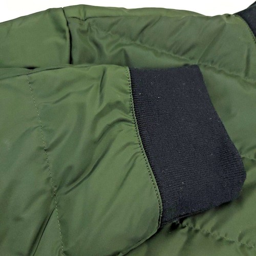 $395 Theory Grove Green Light-Fill Down Treck Bomber Jacket Mens Size Small - Picture 2 of 9
