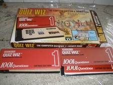 VINTAGE COLECO QUIZ WIZ COMPUTER QUESTION AND ANSWER GAME WORKS BOX