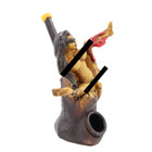 Resin Handmade Water Pipe Exotic Women Home Decoration Side Table Sculpture