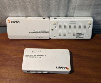 Lot Of 3 Gefen Wireless For HDMI 5 GHz S/w Dual Inputs EXT-WHD-1080P-LRS.