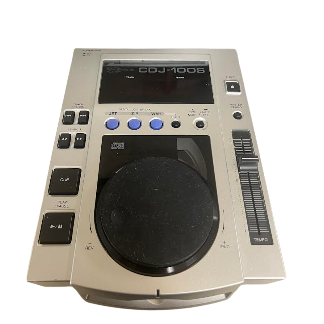 Pioneer DJ CDJ-100S CD Player silver Compact Disc Player [Not
