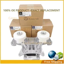 3Pcs OEM Engine Mounts Fit For Mercedes-Benz GLC250 GLC300 GLC350 E300 E350 E200