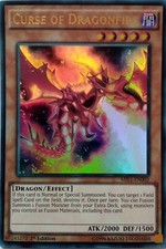 MIL1-EN002 CURSE OF DRAGONFIRE ULTRA RARE 1ST EDITION YuGiOh CARD