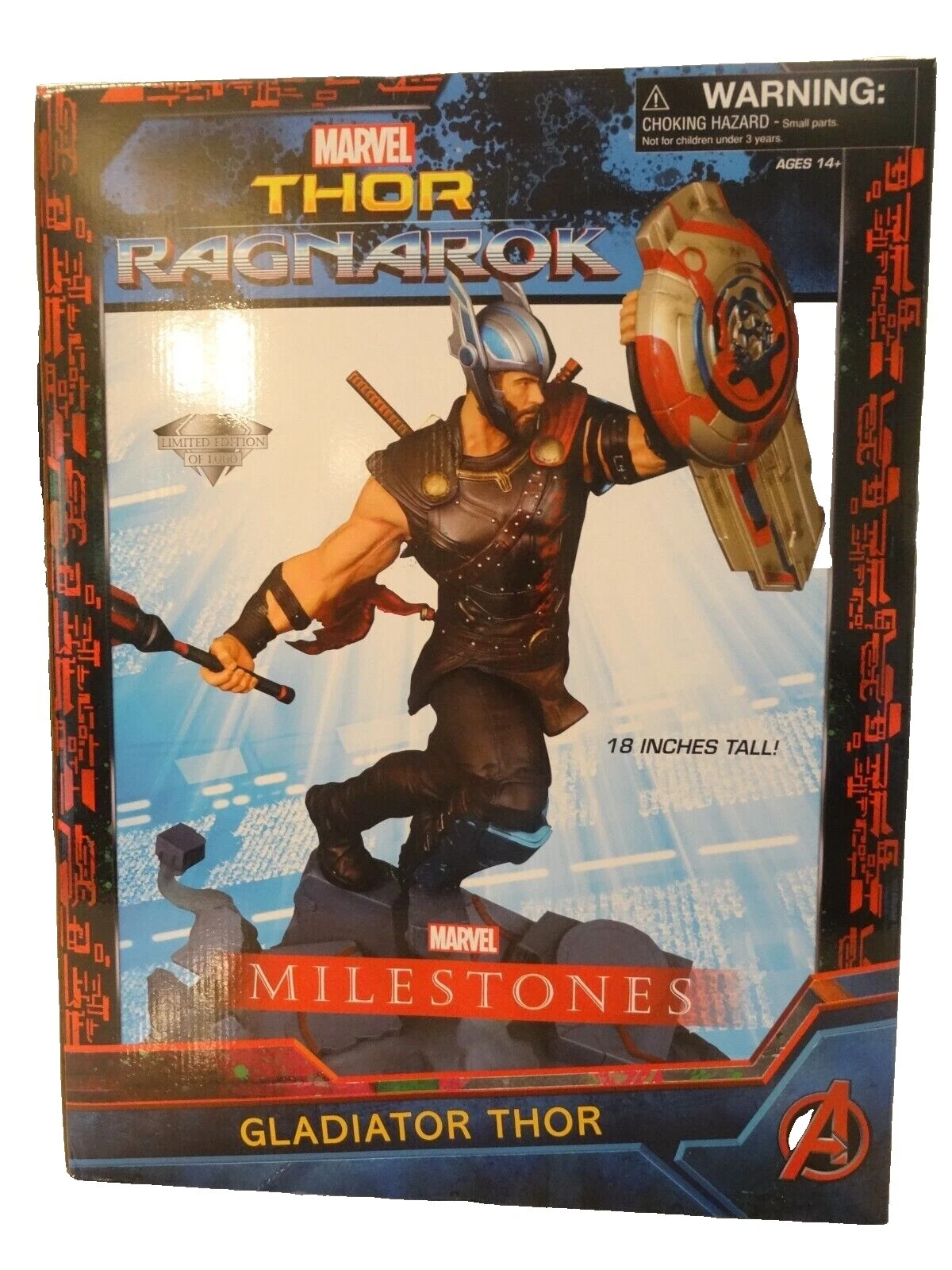 Figuras de acción Marvel Gladiador y accesorios