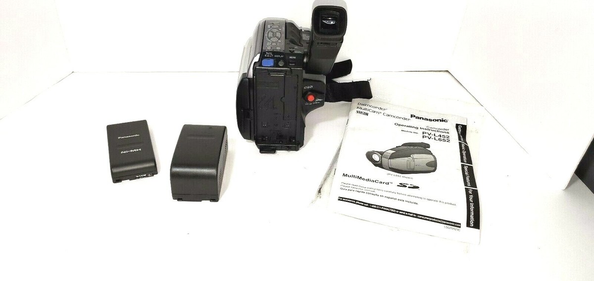 Panasonic PV-L452 Camcorder - Black/Gray 37988976874| eBay