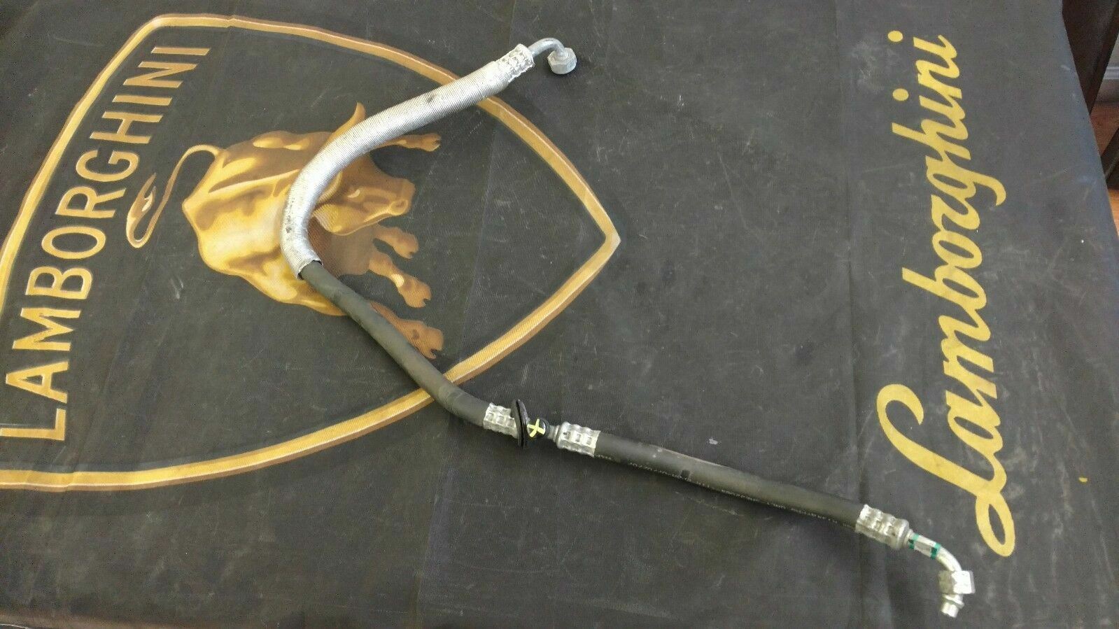 LAMBORGHINI MURCIELAGO LP640 AC RADIATOR COMPRESSOR LINE OEM 410260701A