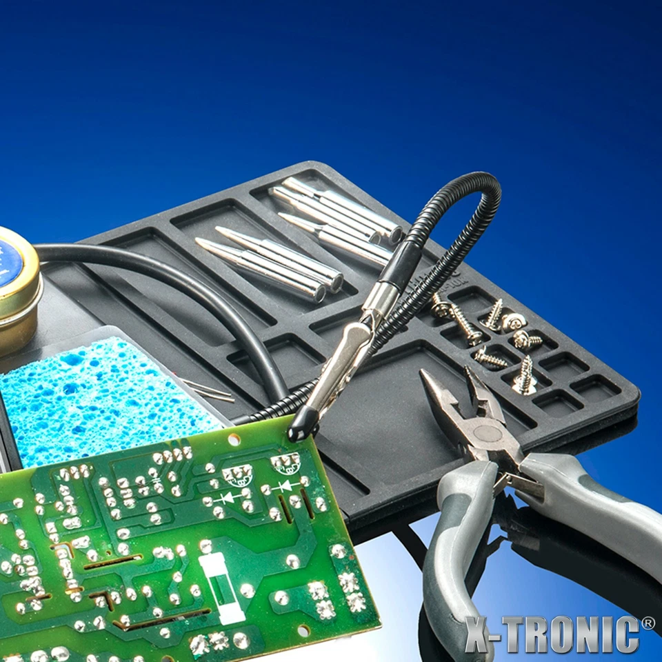 X-Tronic #3020-XTS-ST 75W Digital LED Soldering Iron Station Kit w/ 5 Extra Tips - Image 4 of 4