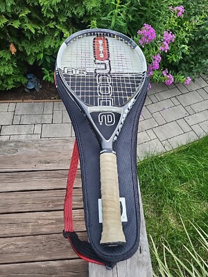 Wilson Ncode N6 Oversize Tennis Racket Racquet Head 110 Grip 4 3/8 WITH CASE