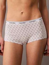 NWT Calvin Klein WOMEN's Various Icon Logo Boyshort QD5195-063