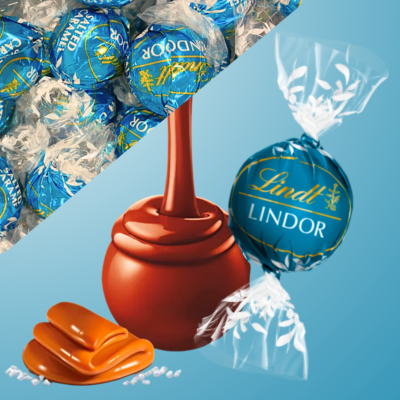 ライト・ランタン nataldesign COMPE10 LINDOR TURQUOISE LINDT LINDOR - SALTED CARAMEL MILK CHOCOLATE TRUFFLES (Turquoise