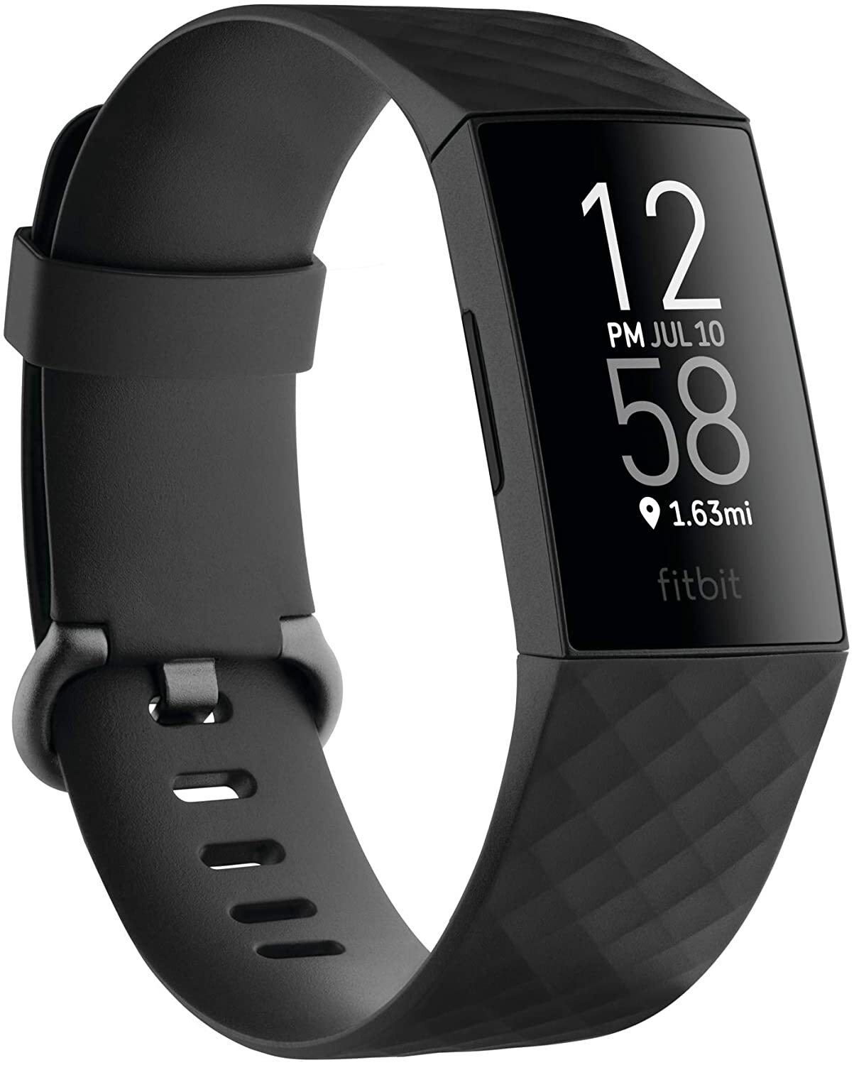 Fitbit Charge 4 Advanced Fitness Tracker + GPS - S &L Bands Included - BLACK-image