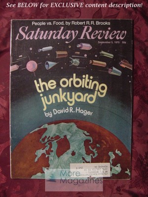 Saturday Review September 5 1970 DAVID R. HAGER ROBERT R. R. BROOKS LEO ROSTEN