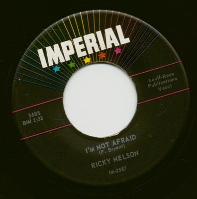 Rick Nelson - Yes Sir, That's My Baby - I´m Not Afraid (7inch, 45rpm) - Singl...