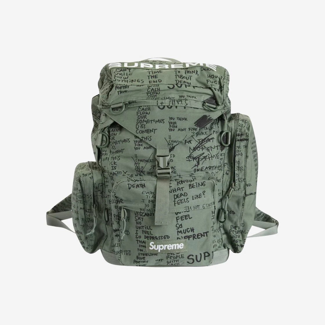 Sac à dos Supreme Field Olive Gonz   23SS  