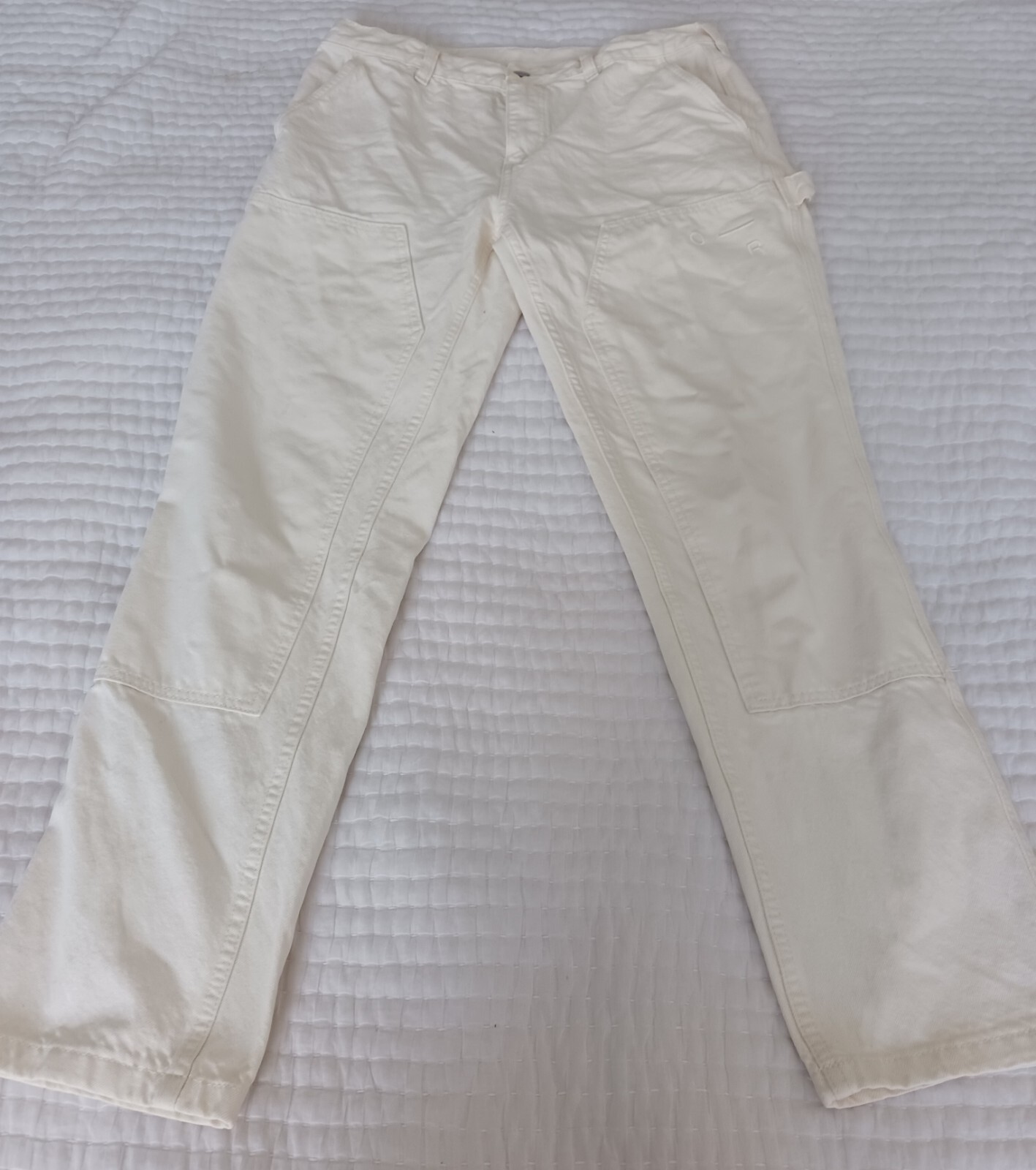 Pacsun white denim multi pockets carpenter jeans 29