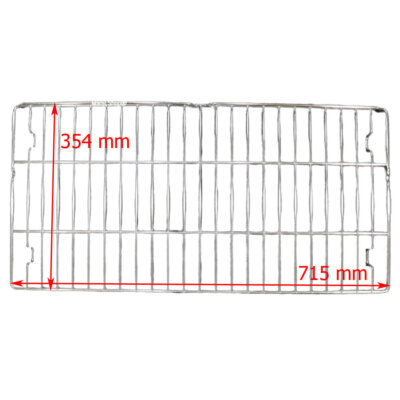 Marel Shop - Griglia Per Forno 354x715 Mm | Compatibile Smeg E Bosch 90 Cm 115 L | Modelli: B901GMXI9, FSP9610X, GA91CTX9 E Altri