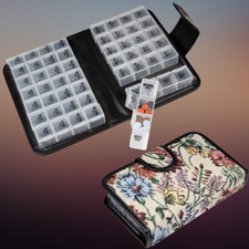 Pill Case Box 14 Day Pill Holder Pill Container Medication Organizer Travel Case