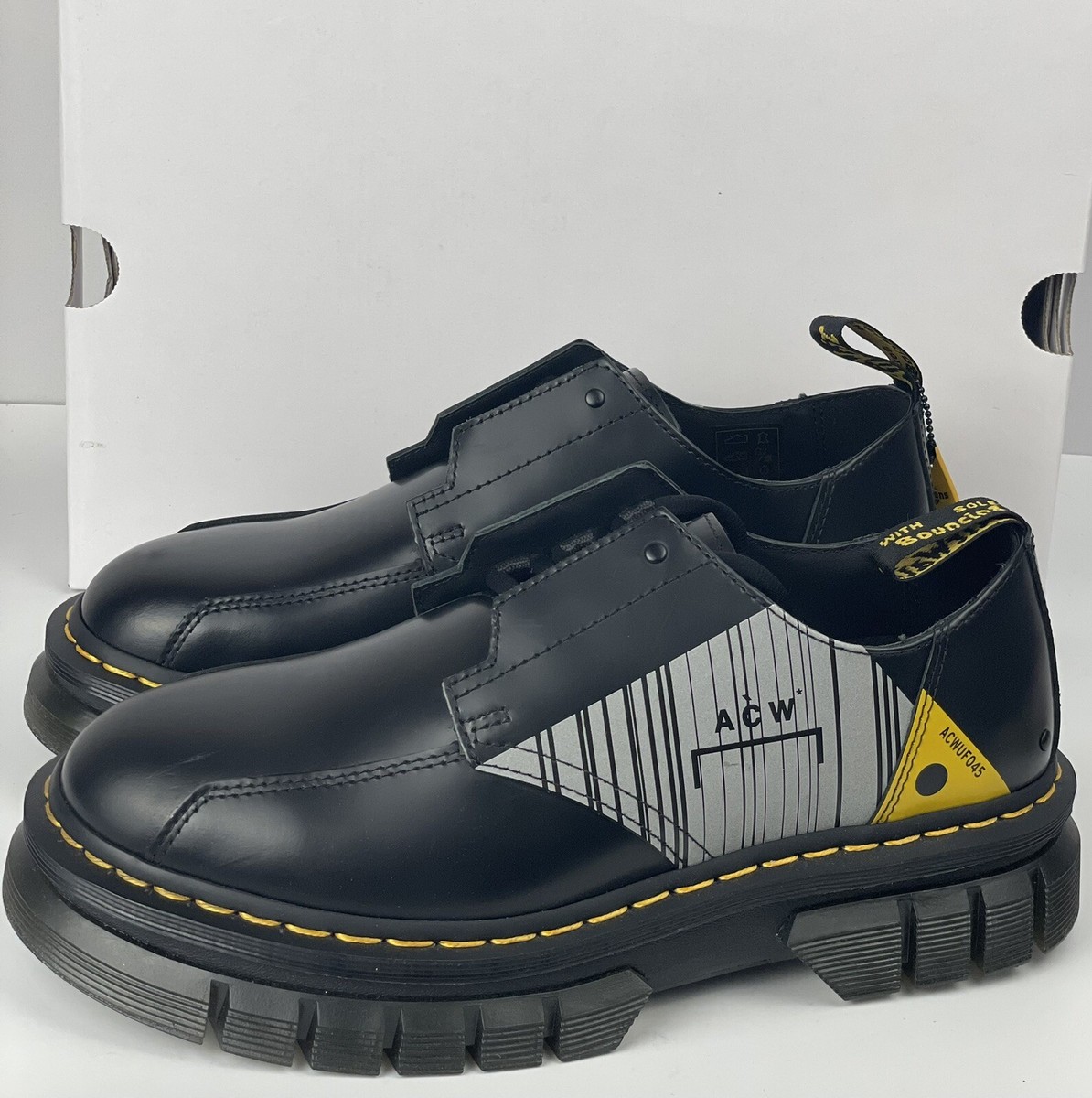 Dr. Martens x A-COLD-WALL Rikard Black Smooth Leather Platform