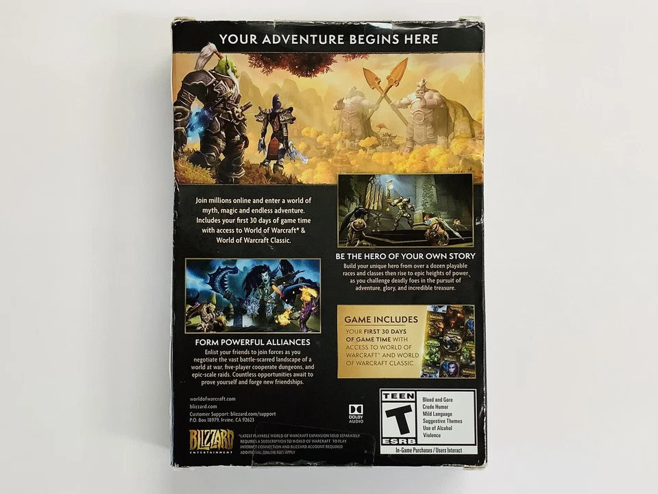 "BRAND NEW" World of Warcraft: New Player Edition (PC) SEALED FREE SHIPPING - Image 2 of 4