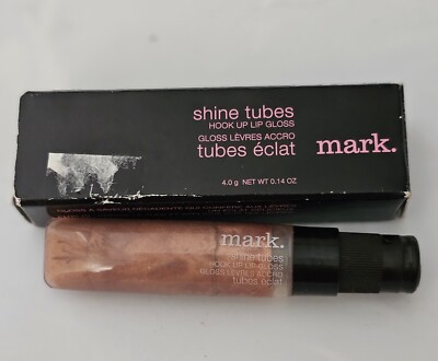 Avon Mark Shine Tubes Hook Up Lip Gloss Marshmallow New in box. Free Ship