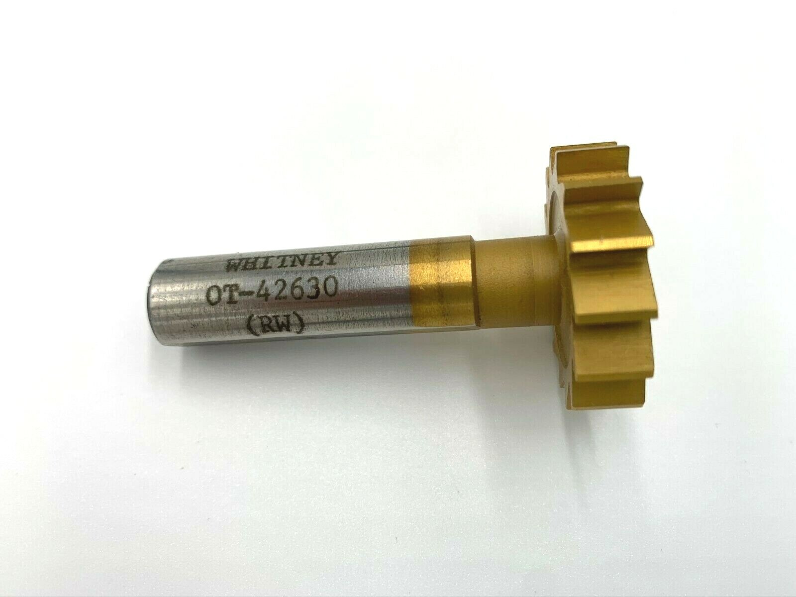 Whitney Woodruff Keyseat Cutter HSS w/TiN 1 1/4 x 5/16 14 teeth