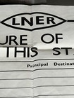 British Rail  Vintage Poster 1940s-50s  LNER 25 x 40 inches — photo 2