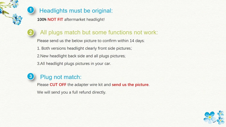 Faro para Jaguar XJ 2010-2015 modificar xenón a 2020 LED con cable adaptador AFS Foto 2 de 4