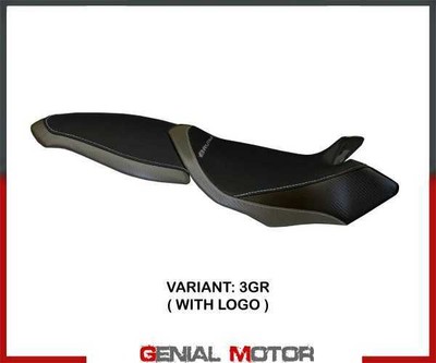 Nami 2 Grey GR saddle lining + T.I. logo MV Agusta Brutale 1090RR 2007>2015