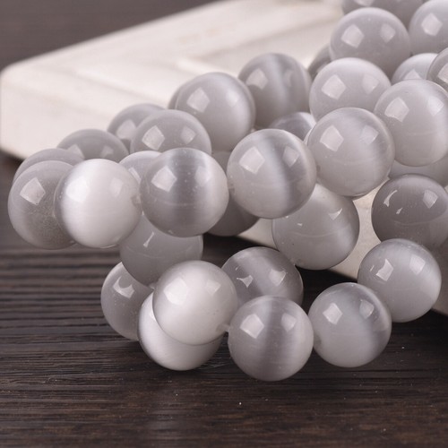 Rund Katzenauge 4mm 6mm 8mm 10mm 12mm 14mm 16mm Kristall Glas Lose Perlen - Bild 27 von 42
