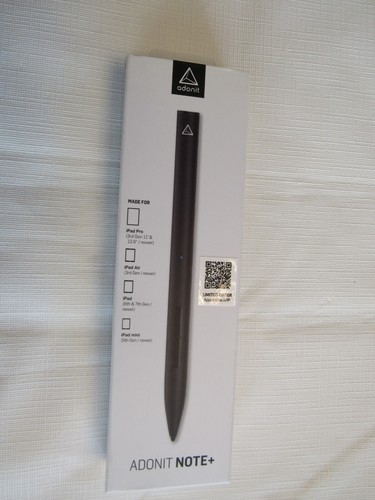 Adonit Note+, Stylet pour iPad, Crayon Actif Numérique Sensibilité à la Pression avec