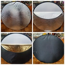 Terrific Easy Use Collapsible Photography Studio Reflector 40" 5 Colors EXC