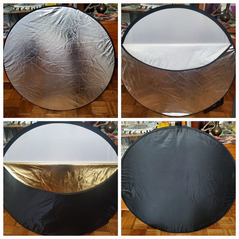Terrific Easy Use Collapsible Photography Studio Reflector 40" 5 Colors EXC