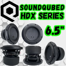 Soundqubed 6.5" HDX Series Subwoofer 1000Watts Max Power Car Audio Sub