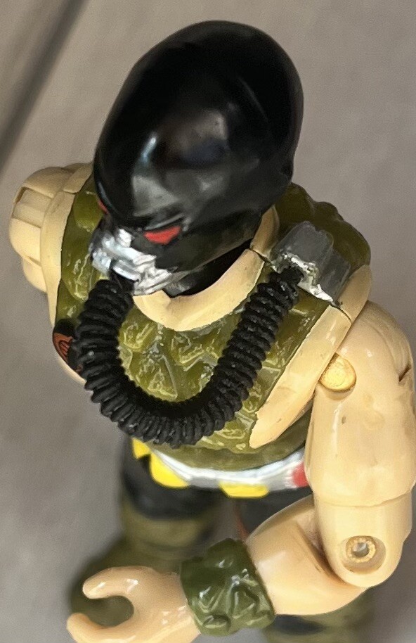 GI Joe 1987 Croc Master Breather Tube 3D Printed
