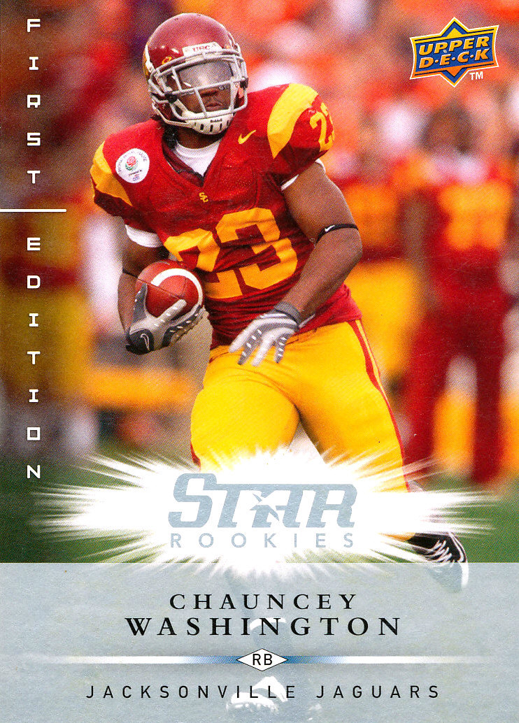 FIRST-EDITION Chauncey Washington RC COWBOYS RAMS JETS