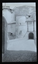 Glass Magic Lantern Slide Photo France Entrevaux Newton & Co