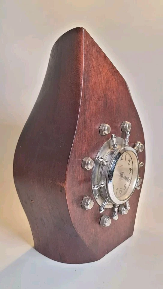 二战木制飞机螺旋桨轮毂二战沃特伯里机械时钟 — 第 4/4 张图片