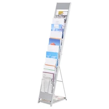 Detachable Magazine Display Racks 10 Layers Brochure Stand Catalog Literature