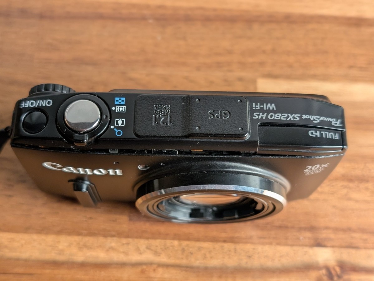 Canon PowerShot SX280 HS 12.1MP Digital Camera - Black for sale