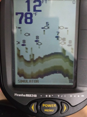 #ad #ad Hummingbird Piranha MAX240 Marine Fish Finder Transducer NO Cords Tested Works $29.95