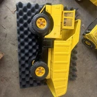 Vtg Rare Early 1965 Mighty Tonka Toys Dump Truck - Solid Drilled Out Tires
