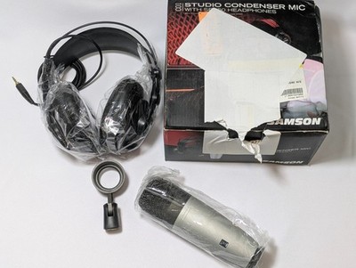 Samson C01850 C01 Condenser Mic with SR850 Headphones