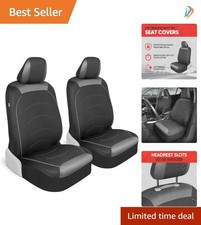 Universal Fit Black Cloth Seat Covers For Cars Trucks And Suvs - 4-piece Set Universal Fit Black Cloth Seat Covers For Cars Trucks And Suvs - 4-piece Set
