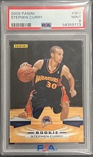 2009-10 Panini - Stephen Curry #307 (RC) Rookie Card PSA 9. rookie card picture