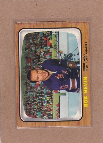 Bob Nevin #27 1966 Topps card