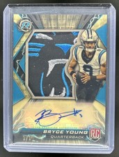 Marketplace image: 2023 Topps Composite Bryce Young Resurgence Auto Logo Superfractor Patch RC #1/1