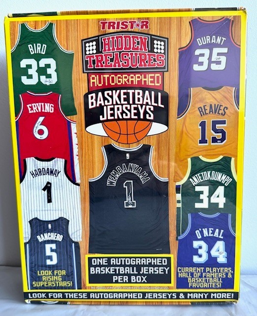 New Tristar Hidden Treasures Autographed Basketball Jersey Sealed