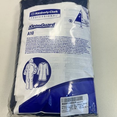Kimberly-Clark XL Overall Schutzanzug A10 Blau Schmutz Staub Kleenguard B00M2J8W