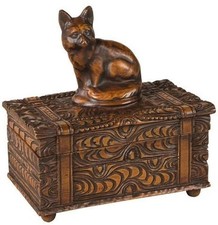 Handmade Equestrian Fox Lidded Box-Vintage Style, Made in USA