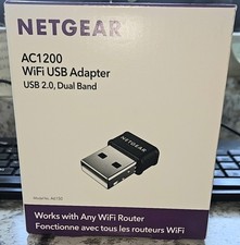 NETGEAR AC1200 USB WiFi Adapter Dual Band 1200Mbps New